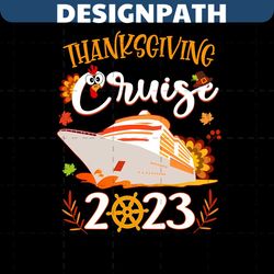 Retro Thanksgiving Cruise Trip 2023 PNG Download File