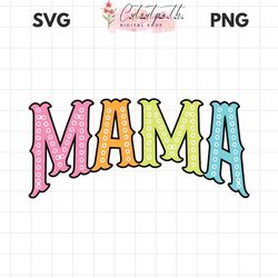 Retro Mama Bright Doodles SVG