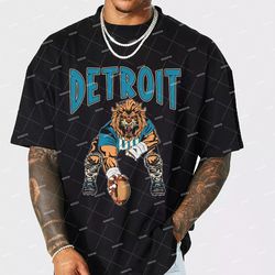 detroit football shirt, football t-shirt, detroit graphic bootleg t-shirt