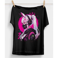 Cyberpunk Anime Shirt, 90s Anime Shirt, Futuristic Techwear Aesthetic