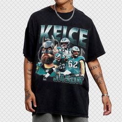 Vintage Jason Kelce 90s T-shirt, Limited Jason Kelce Shirt, Football Philadelphia Eagles Shirt