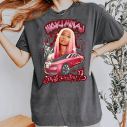 nicki minaj unisex t-shirt, nicki minaj tour shirt, pink friday 2 airbrush nicki minaj shirt, nicki minaj crewneck