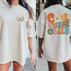 custom nurse shirt, cool nurse club sweatshirt, personalized nurse gift, gift for her