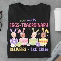 Retro Labor And Delivery Crew Easter Shirt, LD Nurse Easter Sweatshirt, Easter Nurse Shirt, Gift For Her