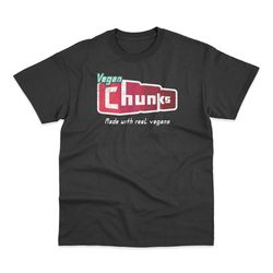 Vegan Chunks Funny Gamer T-Shirt, Gift for Him, Unisex T-Shirt