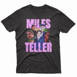 MILES TELLER Rooster Vintage Shirt, Miles Teller Retro Homage shirt, Miles Teller Fan Tee-131