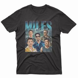 MILES TELLER Rooster Shirt, Miles Teller Retro Homage shirt, Miles Teller Fan Tee-133