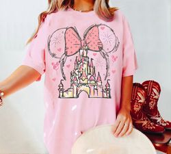 Comfort Colors Minnie Castle T-Shirt, Disney Castle Day T-Shirt, Gift For Friends