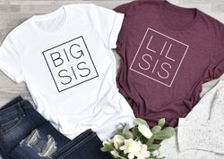 Big Sis Lil Sis Shirt, Big Sister Shirt, Family Shirt