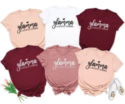 Glamma Glamorous Grandma Shirt, Grandma Tshirt, Gift for Glamma