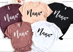 Nana With Heart Shirt, Blessed Nana Shirt, Mother's Day Shirt
