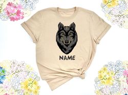 Custom Name Wolves Mascot Shirt, Team Mascot Shirt, High School Mascot Shirt