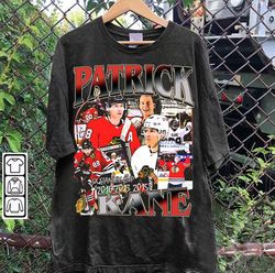 Vintage 90s Graphic Style Patrick Kane T-Shirt, Patrick Kane Shirt, Retro American Ice Hockey Tee-171