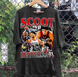 vintage 90s graphic style scoot henderson shirt, scoot henderson shirt, retro american basketball tee-184