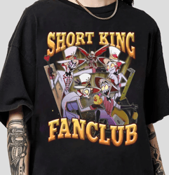 Fanclub Lucifer Short King Shirt, Hazbin Hotel Characters, Hazbin Hotel Tshirt, Hazbin Hotel
