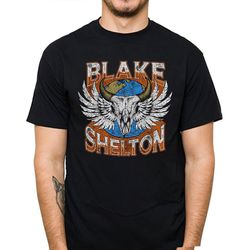 Blake Shelton 2024 Back to the Honky Tonk Tour Shirt, Blake Shelton Country Shirt, Blake Shelton Fan Shirt