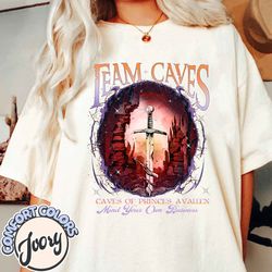 Team Caves Crescent City Fan Shirt, House Of Flame And Shado
