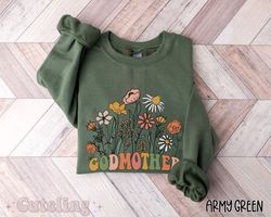 godmother proposal shirt godmother gifts wildflowers