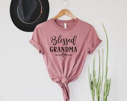 Blessed Grandma Shirt, Personalized Grandma Shirt,Custom Gra