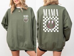 Retro Mama Sweatshirt Gift For Mothers Day, Mama Sweatshirts