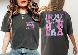 in my volleyball mom era comfort colors shirt,custom volleyb