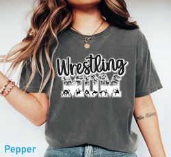 Wrestling Mom Comfort Colors Shirt, Cute Wrestling Mom Tshirt, Wrestli