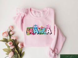 Mama Stitch Sweatshirt, Custom Mama Stitch Crewneck, Gift For Mom, Dis