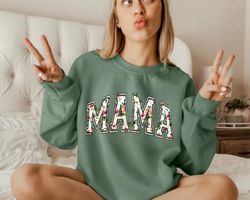 MAMA Sweatshirt, Mom life Tee, New Mom Gift, Baby Announcement Hoodie,