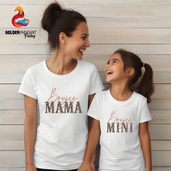 Boujee Mama and Mini Shirts, Matching Mama and Mini Shirt, Mommy and Mimi