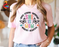 She Is Mom Shirt, She Is Aunt Shirt, Gift For Gigi, Mother's Day Shirt