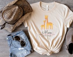 Mama Giraffe Shirt, Mothers Day Gift, Gift For Mom, Animal Nature Love