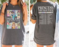 Princess The Eras Tour Comfort Colors Shirt, Disney Ear Tour Shirt, Ki