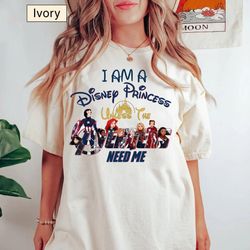 Disney Princess Avengers Comfort Colors Shirt, Disney Princess Shirt