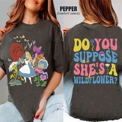 Retro Alice In Wonderland Comfort Colors Shirt, Disney Alice shirt, Do