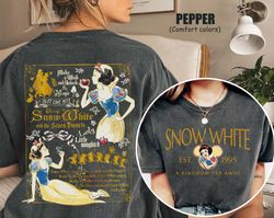 Two sided Vintage Snow White Comfort Colors Shirt, Fairest Of Them All