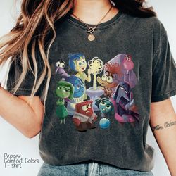 Emotions Inside Out Characters Comfort Colors Shirt, Joy Disgust Fear