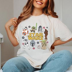 star wars comfort colors shirt, vintage baby yoda star wars sweatshirt