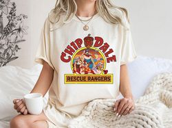 Vintage 90s Chip N Dale Comfort Shirt, Double Trouble Shirt, Disney Fu