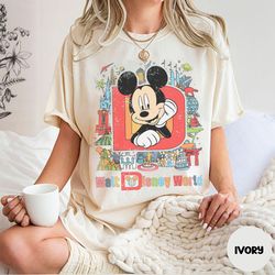 Comfort Color Vintage Mickey Disneyworld Shirt, Retro Walt Disneyworld