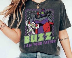 Zurg and Buzz Lightyear I Am Your Father Checkered Retro T-Shirt, Disney Pixar Toy Story Tee, Dad Gift Ideas, Dad Shirt