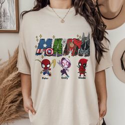 This Mama Superhero Shirt, Super Mom, Superhero Mothers Day Shirt, Spider Man Mom Shirt, Gift For Mom, Avengers Mother