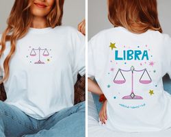 Libra Zodiac Comfort Colors Shirt, Astrology Birth Sign Tee, Comfy Shirt, Horoscope Shirt, Birthday Gift, Bday Tee
