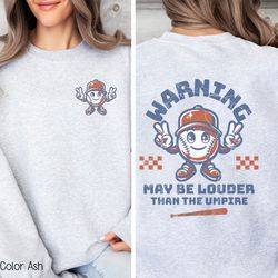 Funny Baseball SweatShirt, Baseball Shirt, Baseball Gift, Baseball Fan Shirt, Sports Mom sweater, Baseball Fan Shirt