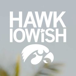 Hawk Iowish Shamrock NCAA Svg Digital Download