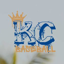 Retro KC Painting Baseball Royrals Svg Digital Download