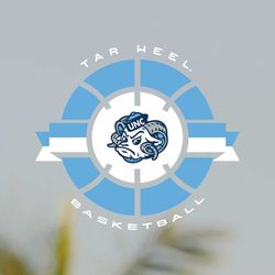 Tar Heels Basketball Classic Circle NCAA Svg Digital Download