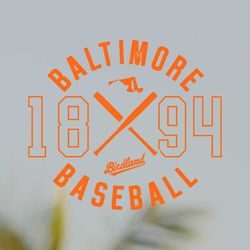 Baltimore Baseball 1894 Vintage Bat Svg Digital Download