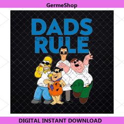 Dads Rule Gang The Simpson Digital File Png
