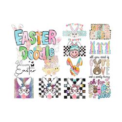Easter Sublimation Bundle, Easter PNG, Happy Easter png Bundle, Easter Bunny png, Easter Egg png, Easter Sublimation Des