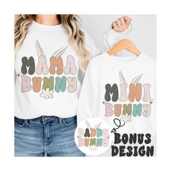 Bunny Mama PNG, Easter Mama Sublimation, Mama mini png, Easter png, Mama png, Mama Sublimation, Kids Sublimation, Mini p